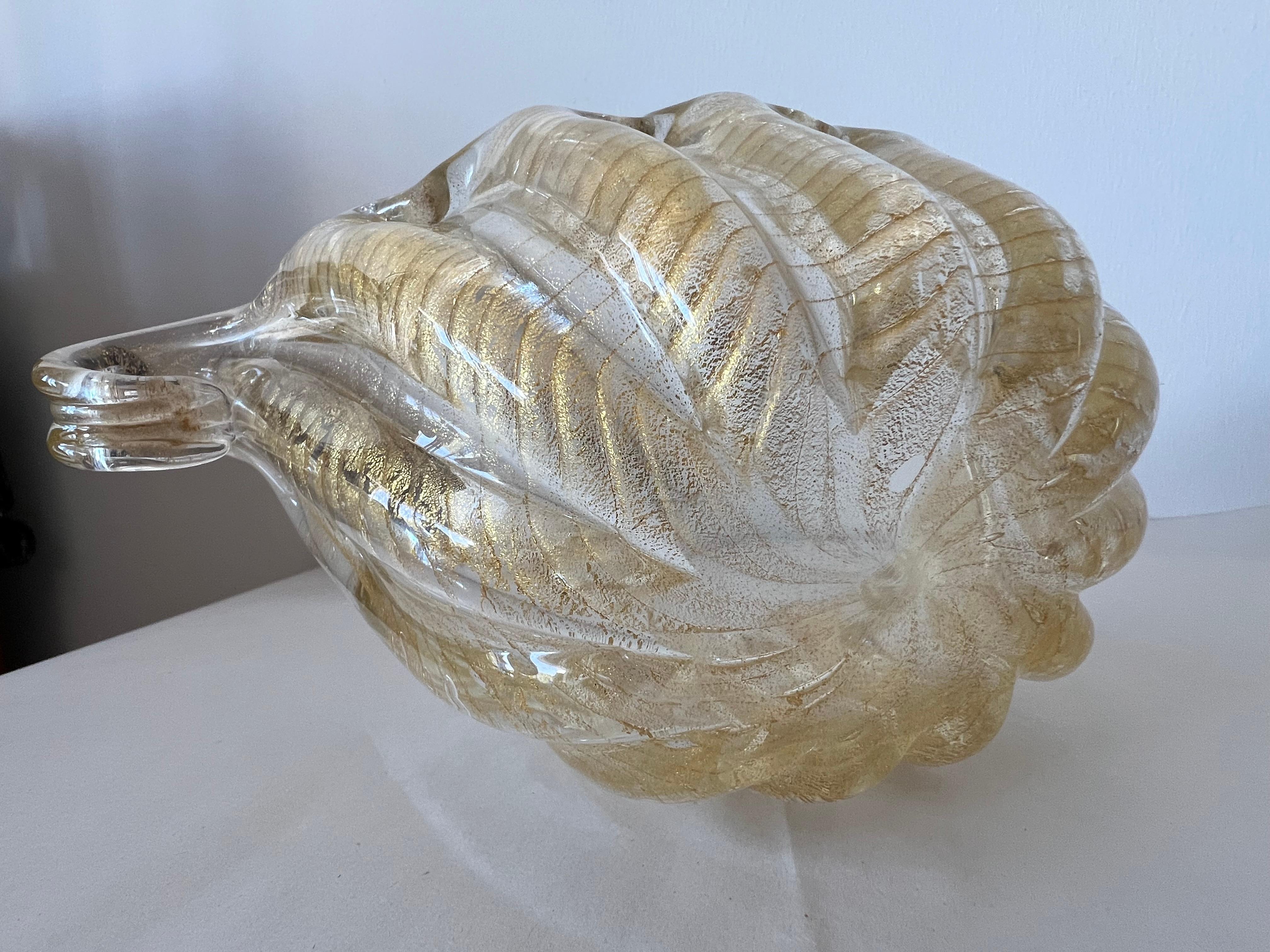 Barovier, coupe flottante de Murano, années 1950 en vente 3