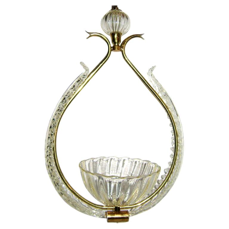 Barovier Glass Chandelier For Sale