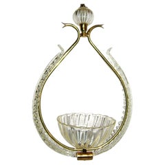 Lampadario in vetro Barovier