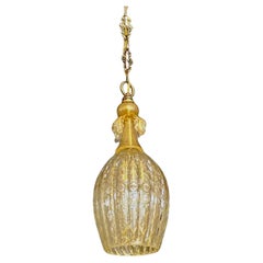 Retro Barovier Gold Bubbles Murano Glass Pendant Light