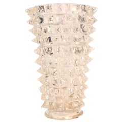 Barovier Italian Murano Glass Vase in Rostrato Technique at 1stDibs ...