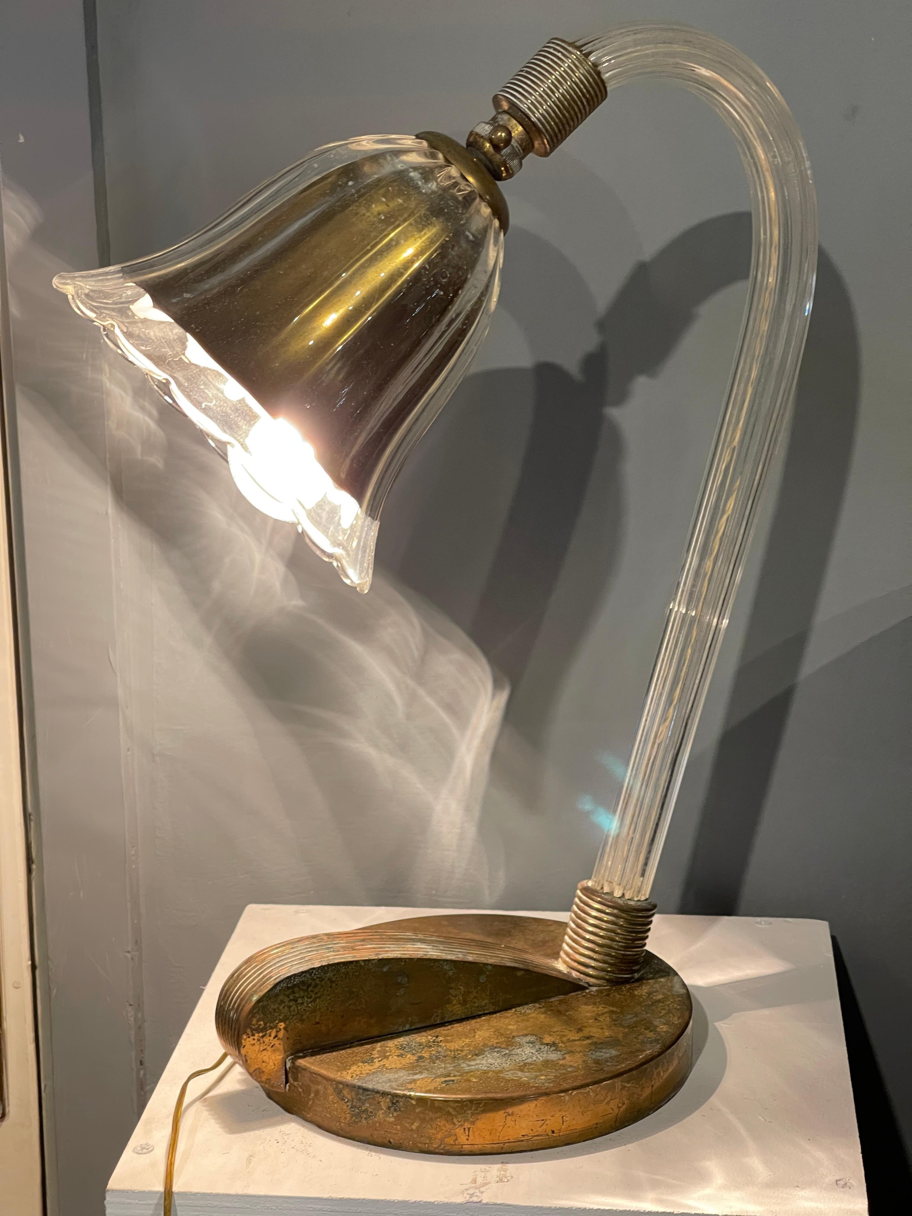 Italian Barovier Lamp For Sale