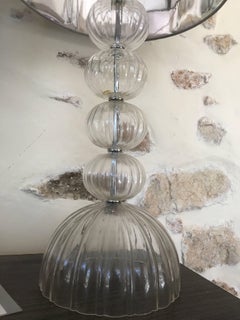 Barovier mid-century table lamp glass murano , 1960