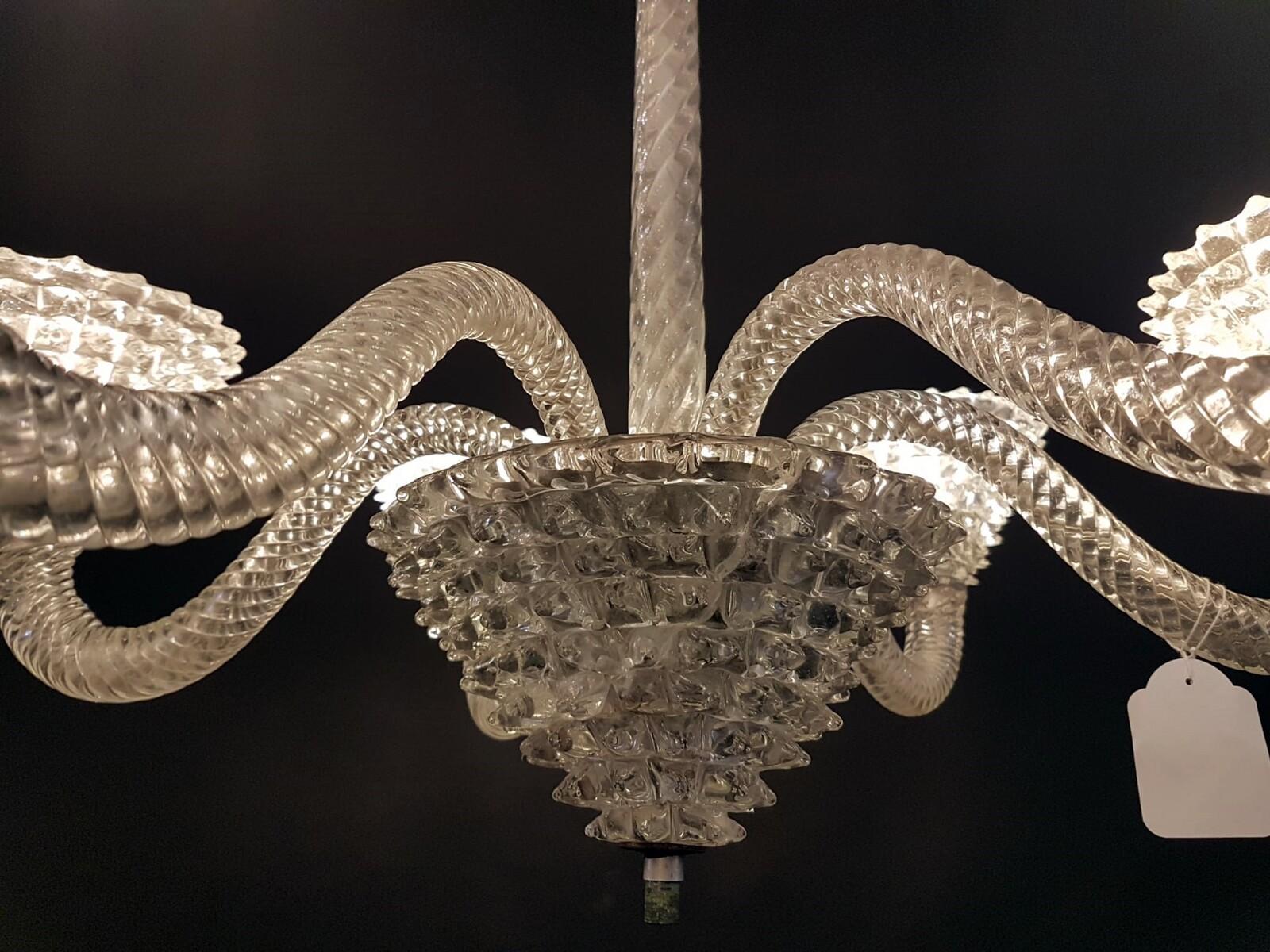 Barovier Murano Chandelier In Good Condition For Sale In Brussels, BE