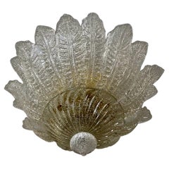 Barovier Murano Leaf Shaped Chandelier