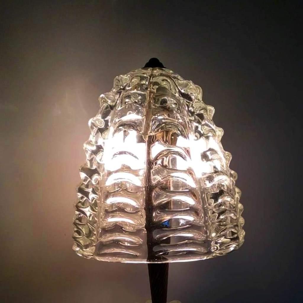 Barovier Murano Table Lamp, Italy, 1940s For Sale 1