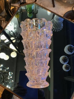 Barovier orecchiette Vase Murano Glas 1940 Italien
