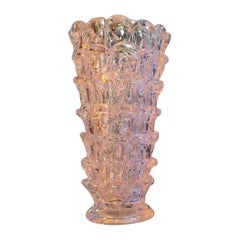 Barovier “orecchiette vase” Murano Glass 1940 Italy