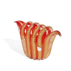 Barovier Poppy Murano Glass Vase