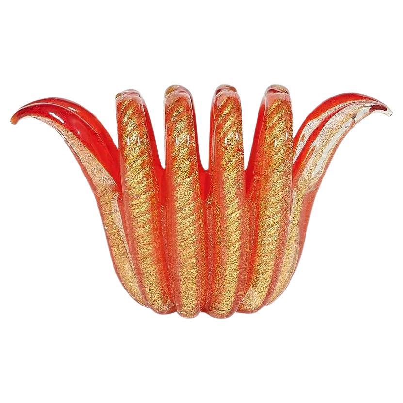 Barovier Mohn Murano Glas Vase