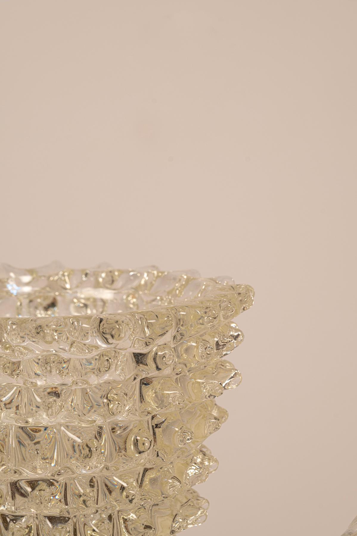 Murano Glass Barovier Rostrato chandelier For Sale