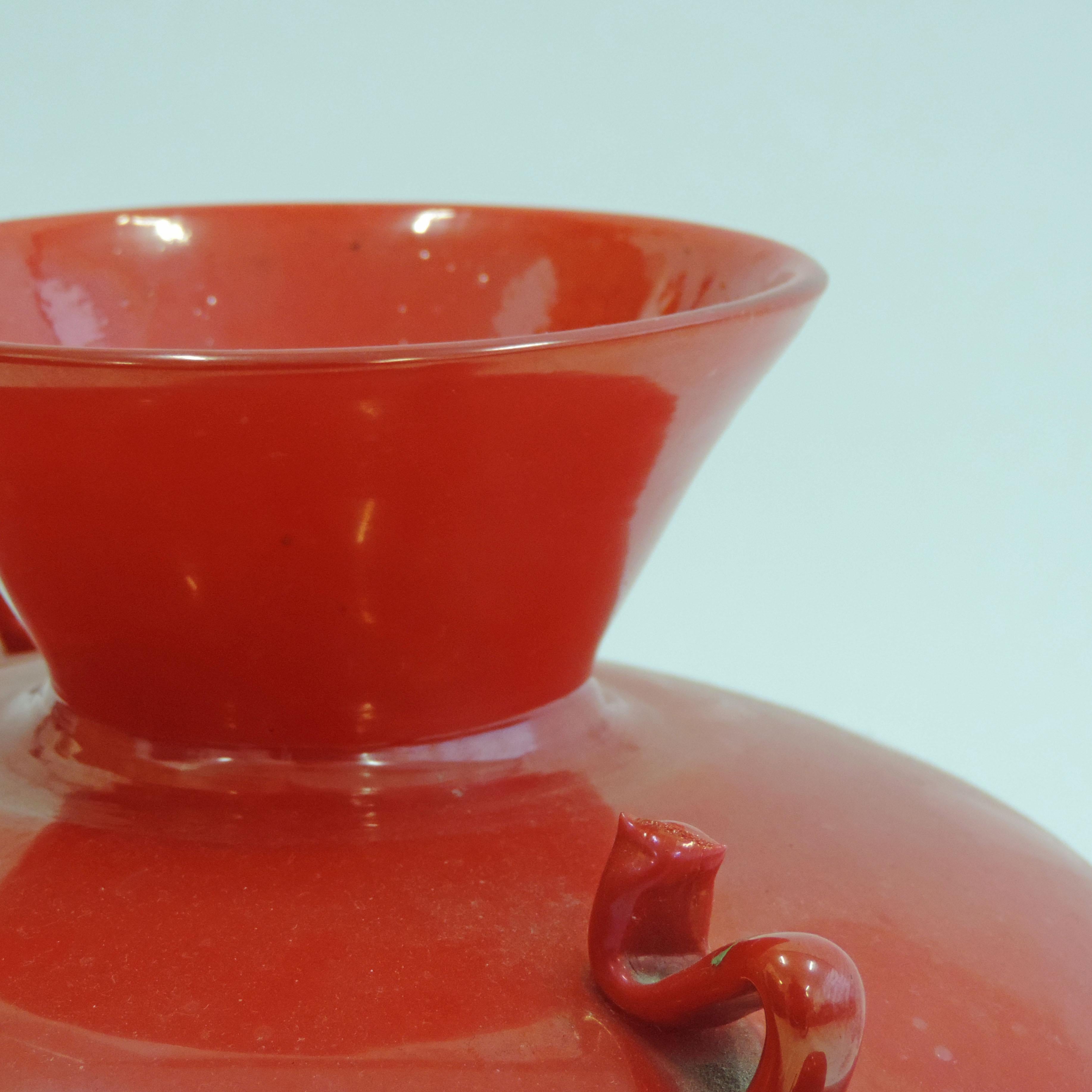 Italiano Barovier Seguso Ferro Murano MOD. Vaso Z 305, Italia, circa 1933 in vendita