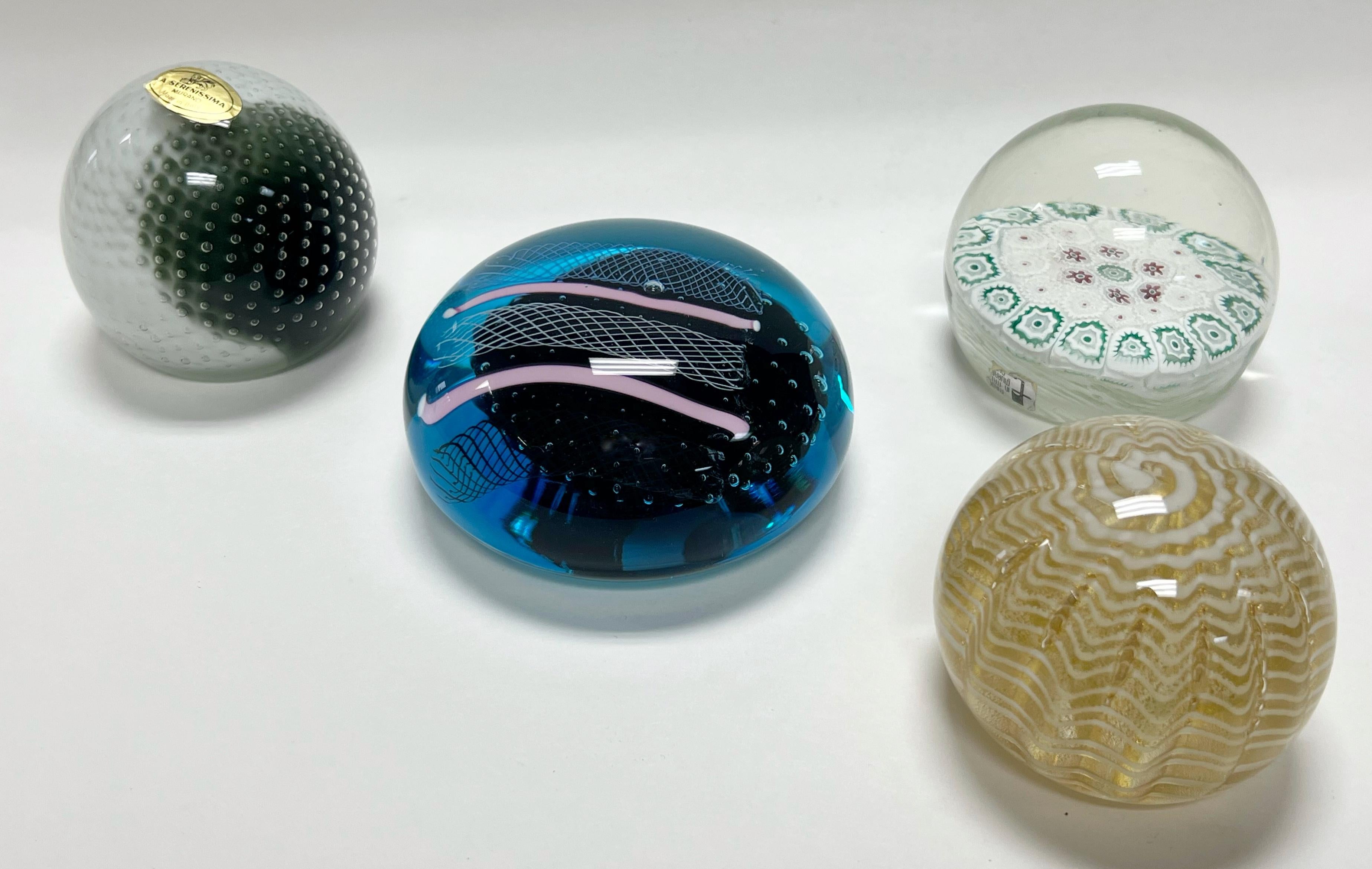 Barovier, Seguso Collezione istantanea di fermacarte in vetro artistico di Murano In condizioni buone in vendita a Miami, FL