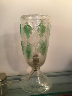 Barovier Table Lamp Murano Glass, 1950, Italy