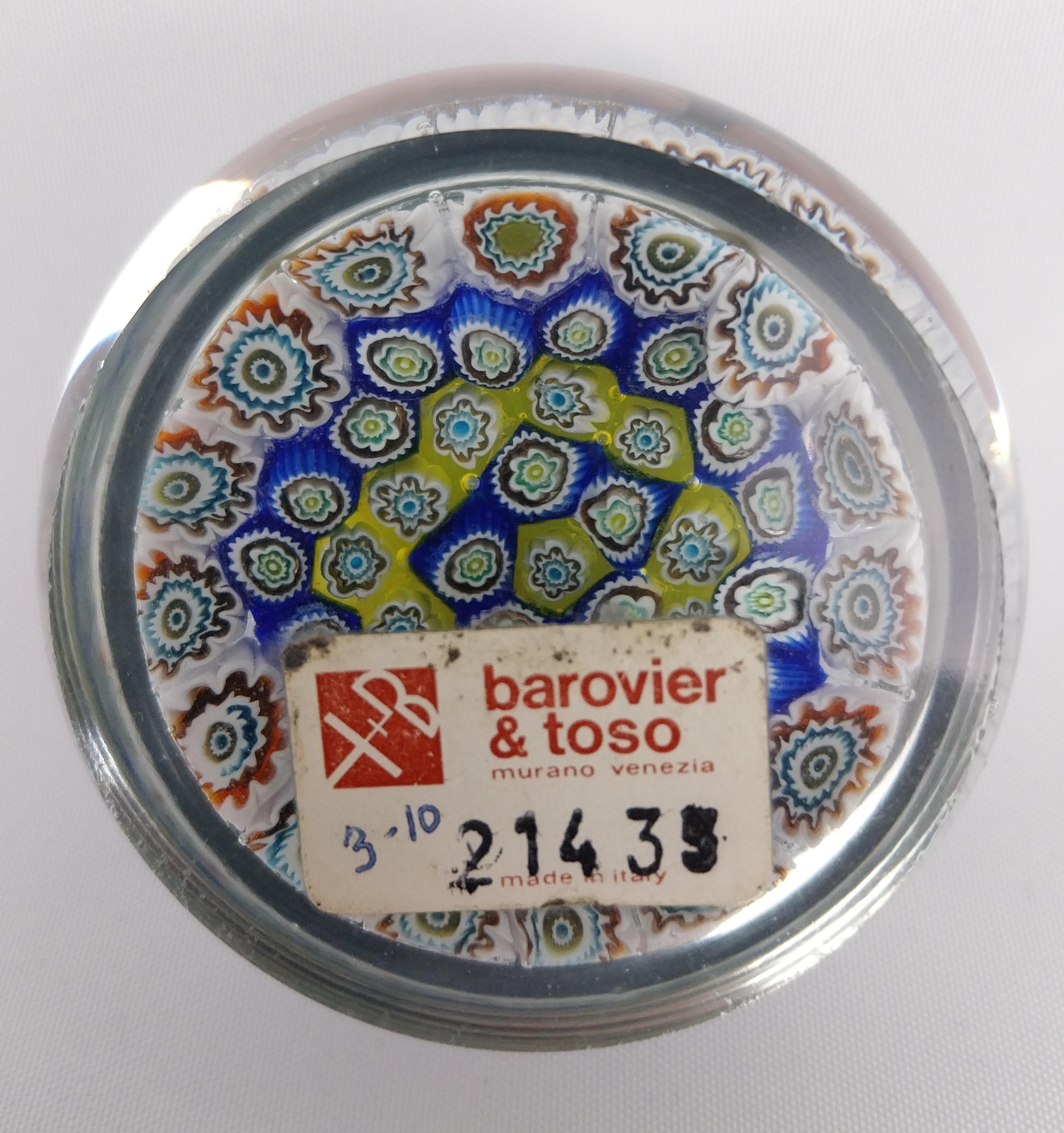 Murano Glas Briefbeschwerer Barovier & Tosa (Glaskunst) im Angebot