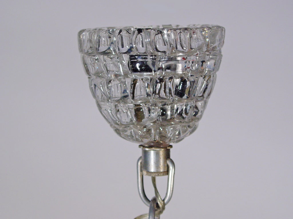 Mid-20th Century Barovier & Toso 1940s Murano Glass Lantern For Sale