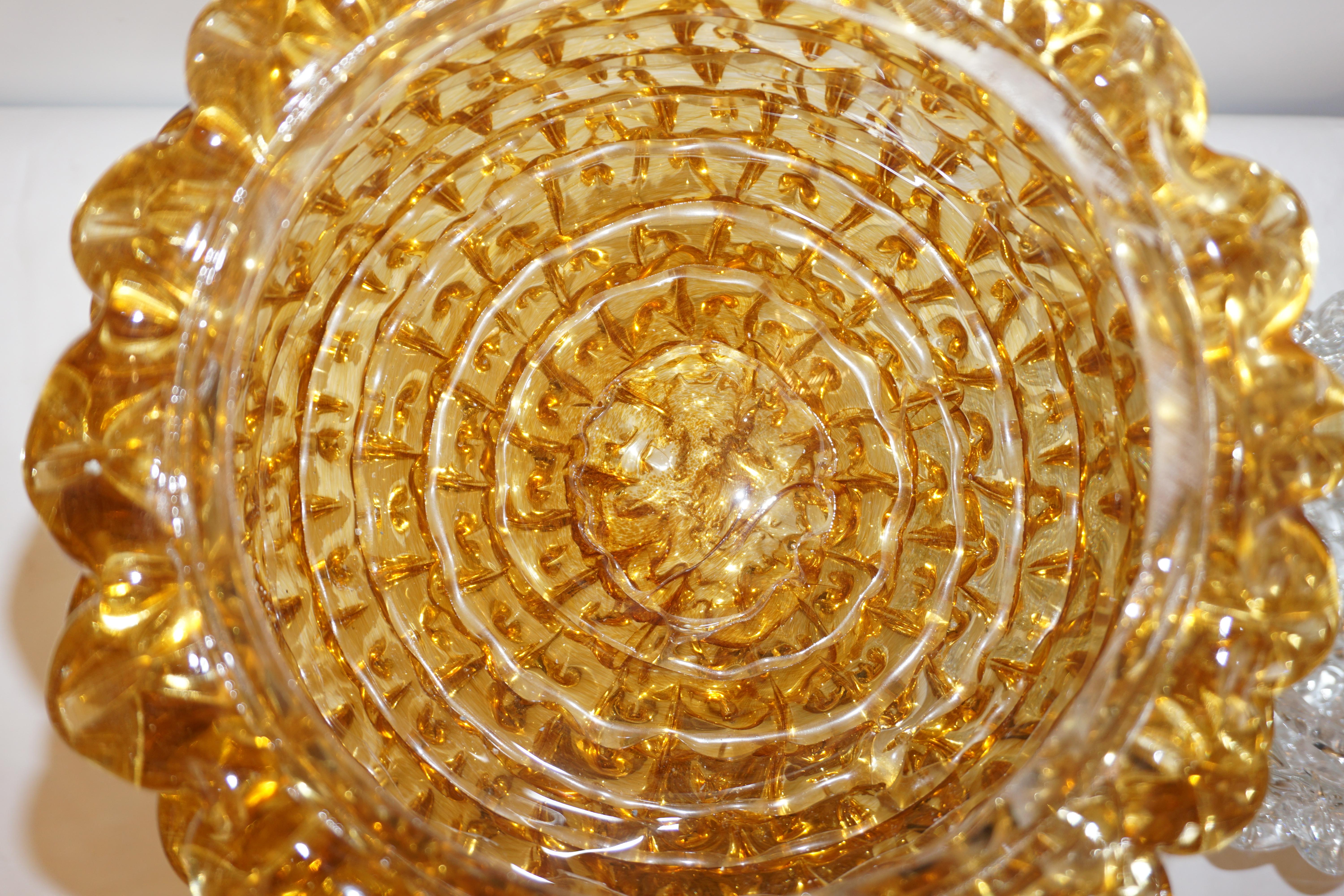 vintage amber vase