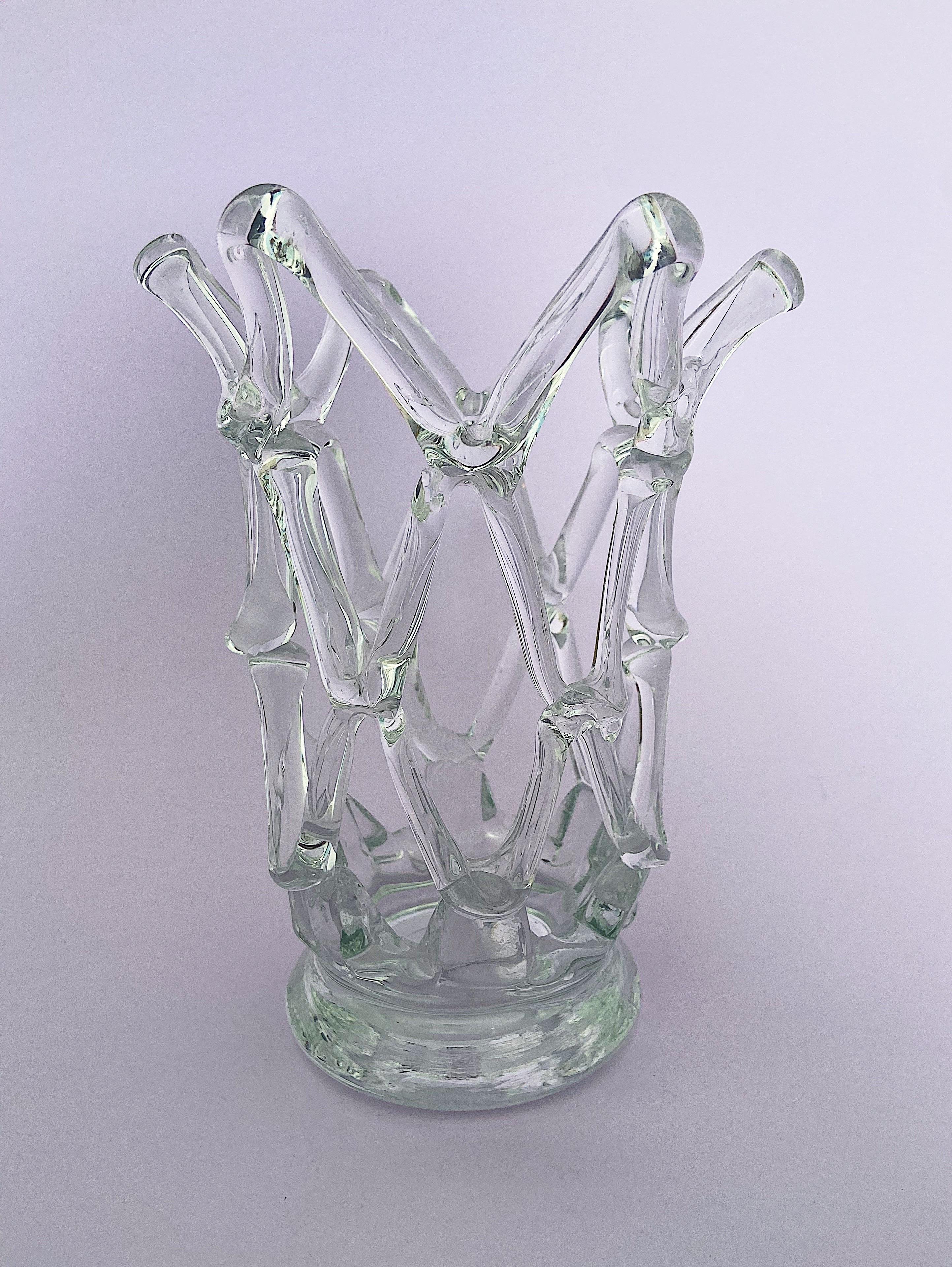 20th Century Barovier & Toso 1960s glass vase  For Sale