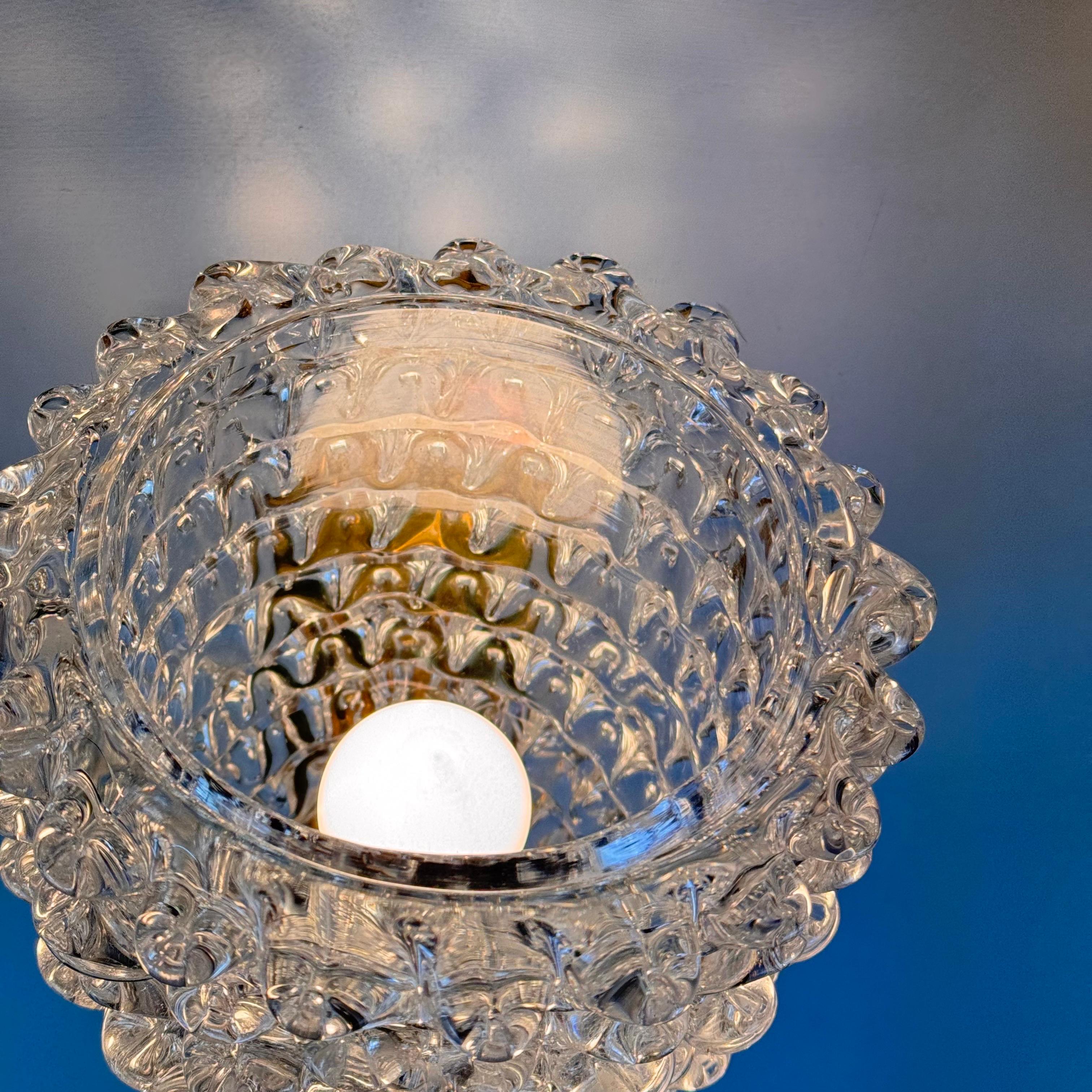 Barovier&Toso, appliques en verre de Murano 
