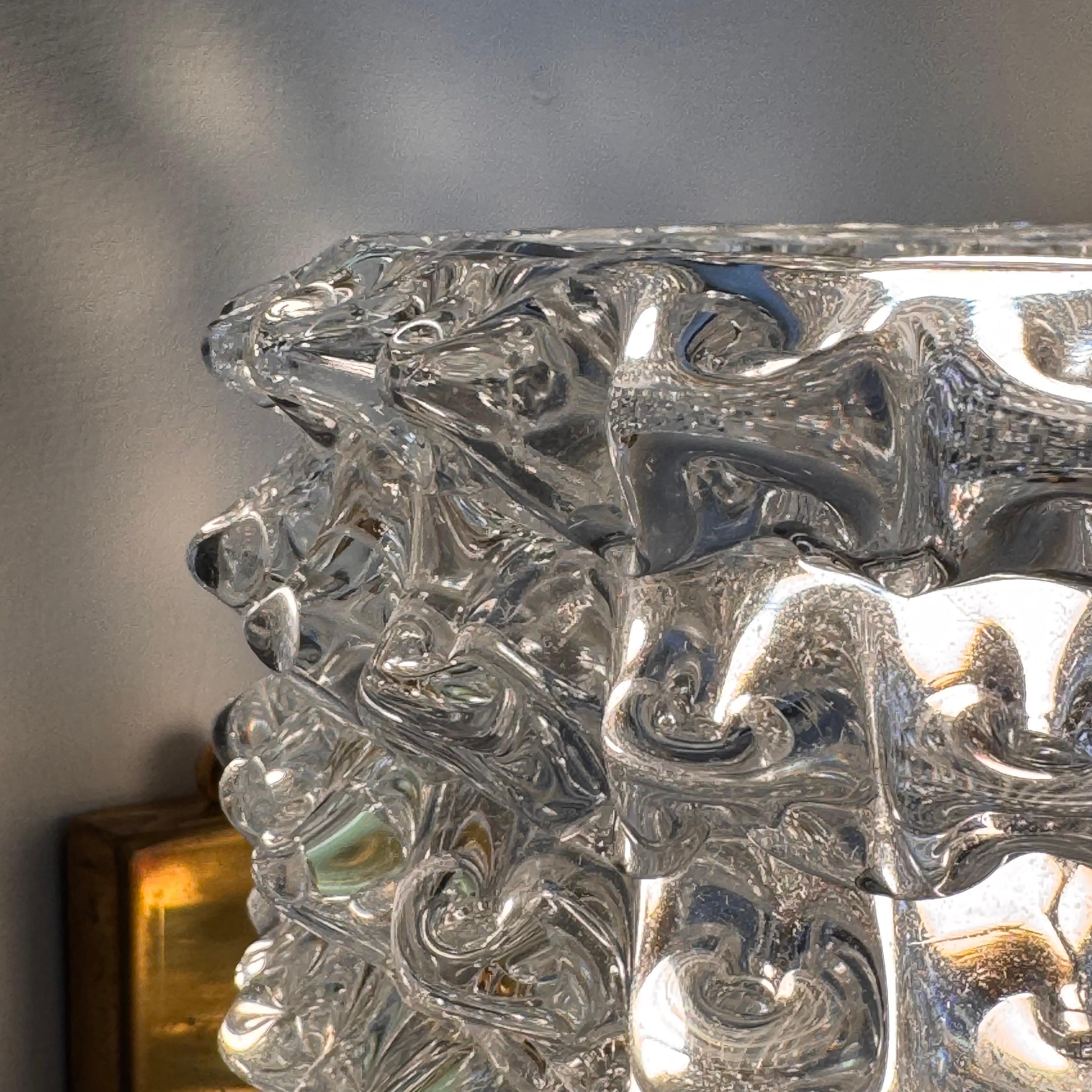 Barovier&Toso, appliques en verre de Murano 