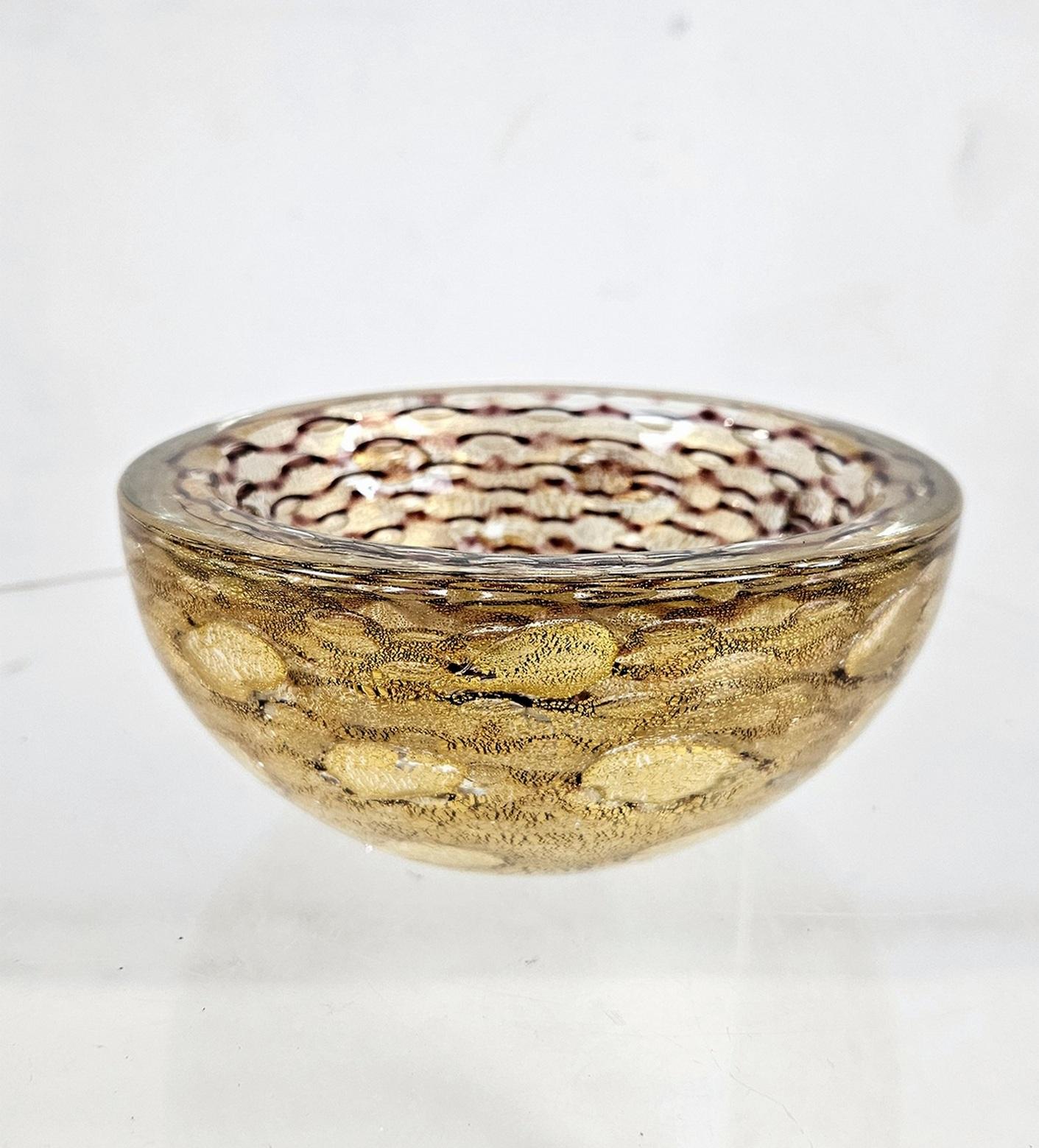 Barovier&Toso Bol en verre Art Deco Murano Italie en vente 1