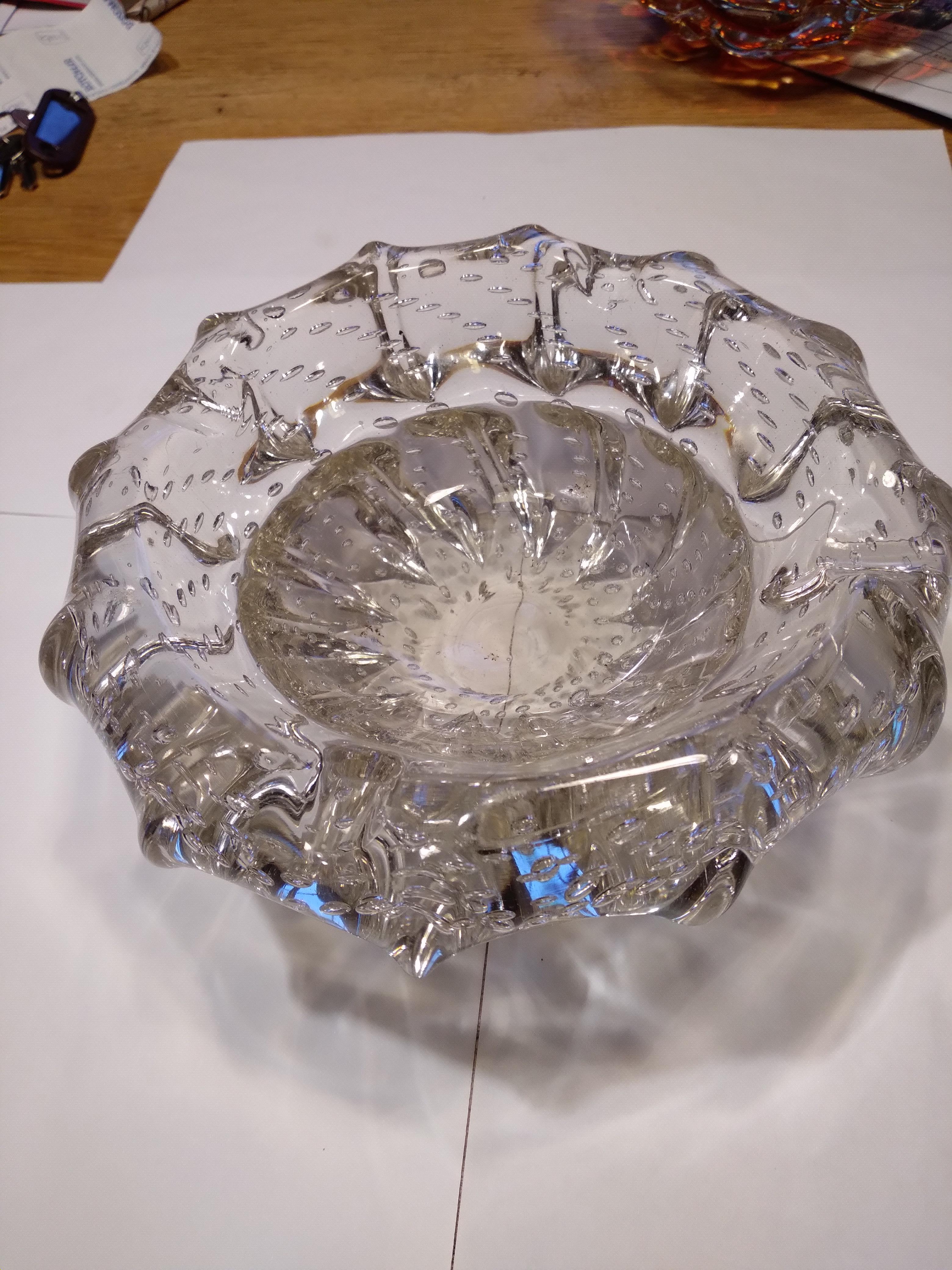 Barovier &Toso Blown Glass Murano Venice Italy Mid-Century Modern 1950s For Sale 1