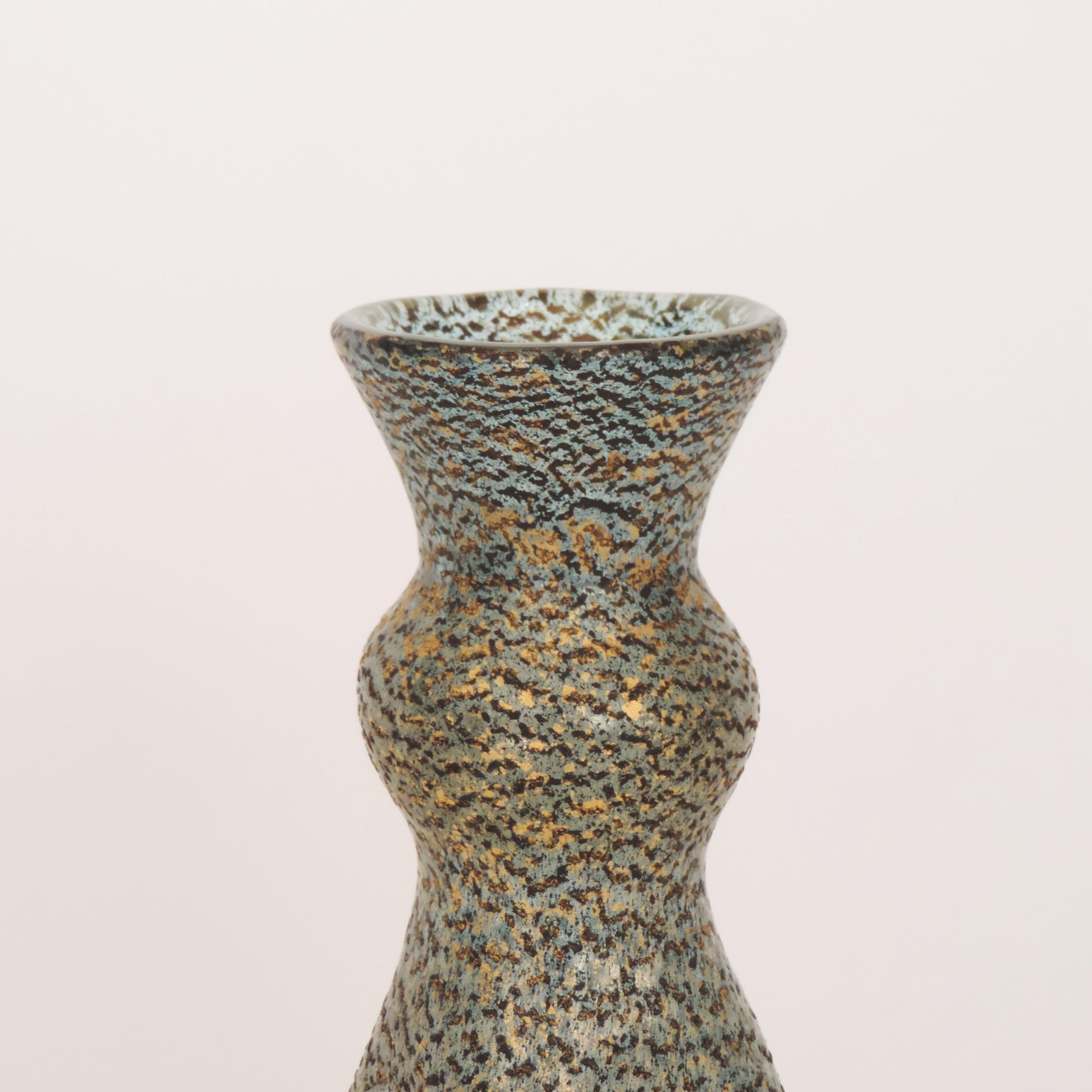 italien Vase en verre de Murano Barovier & Toso Barbarico:: Italie 1950s en vente