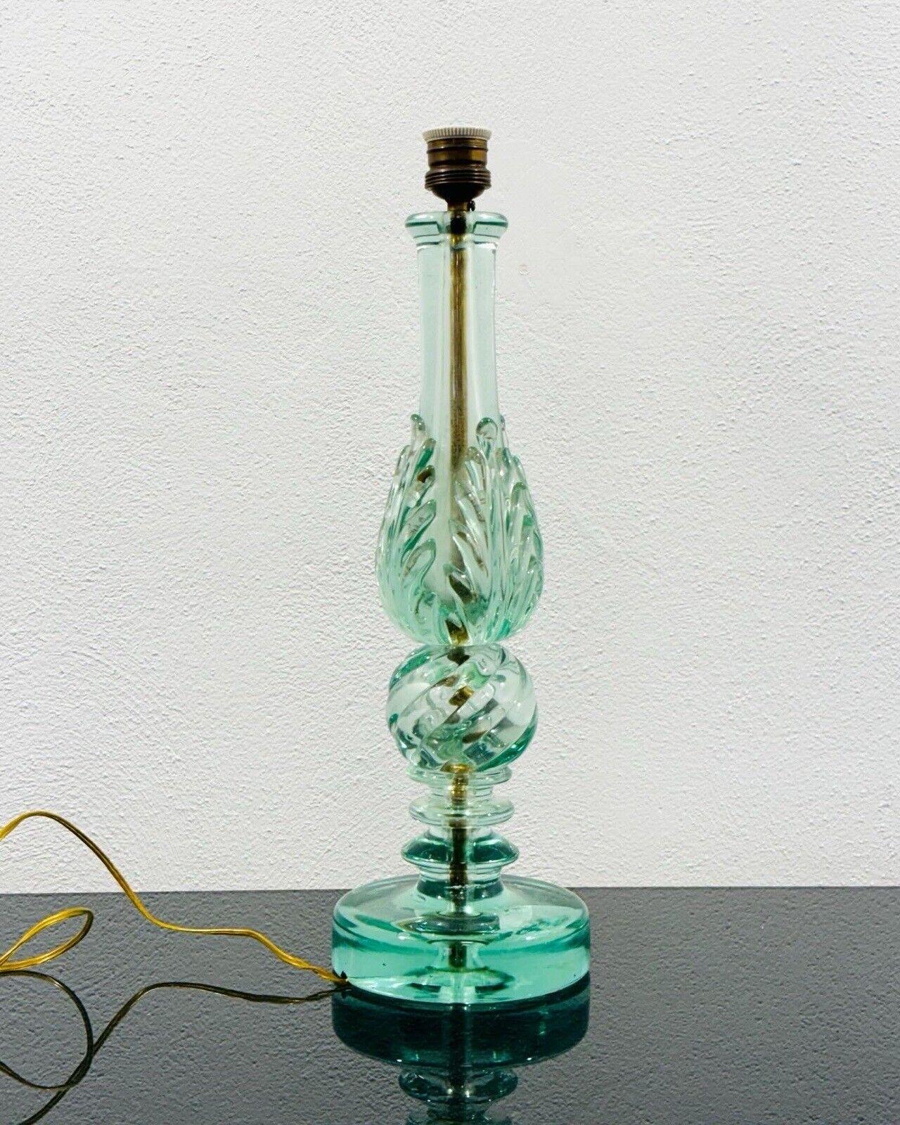 Murano Glass Barovier & Toso big glass table lamp in Murano very rare For Sale