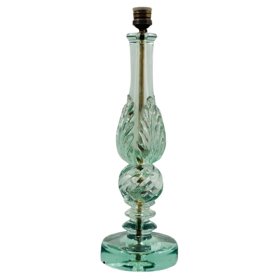 Barovier & Toso big glass table lamp in Murano very rare For Sale