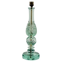 Barovier & Toso grande lampe de table en verre de Murano très rare