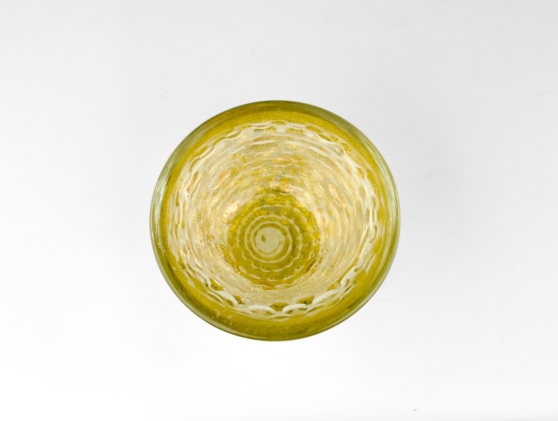 Blown Glass Barovier Toso, Bowl, Murano, 1970s