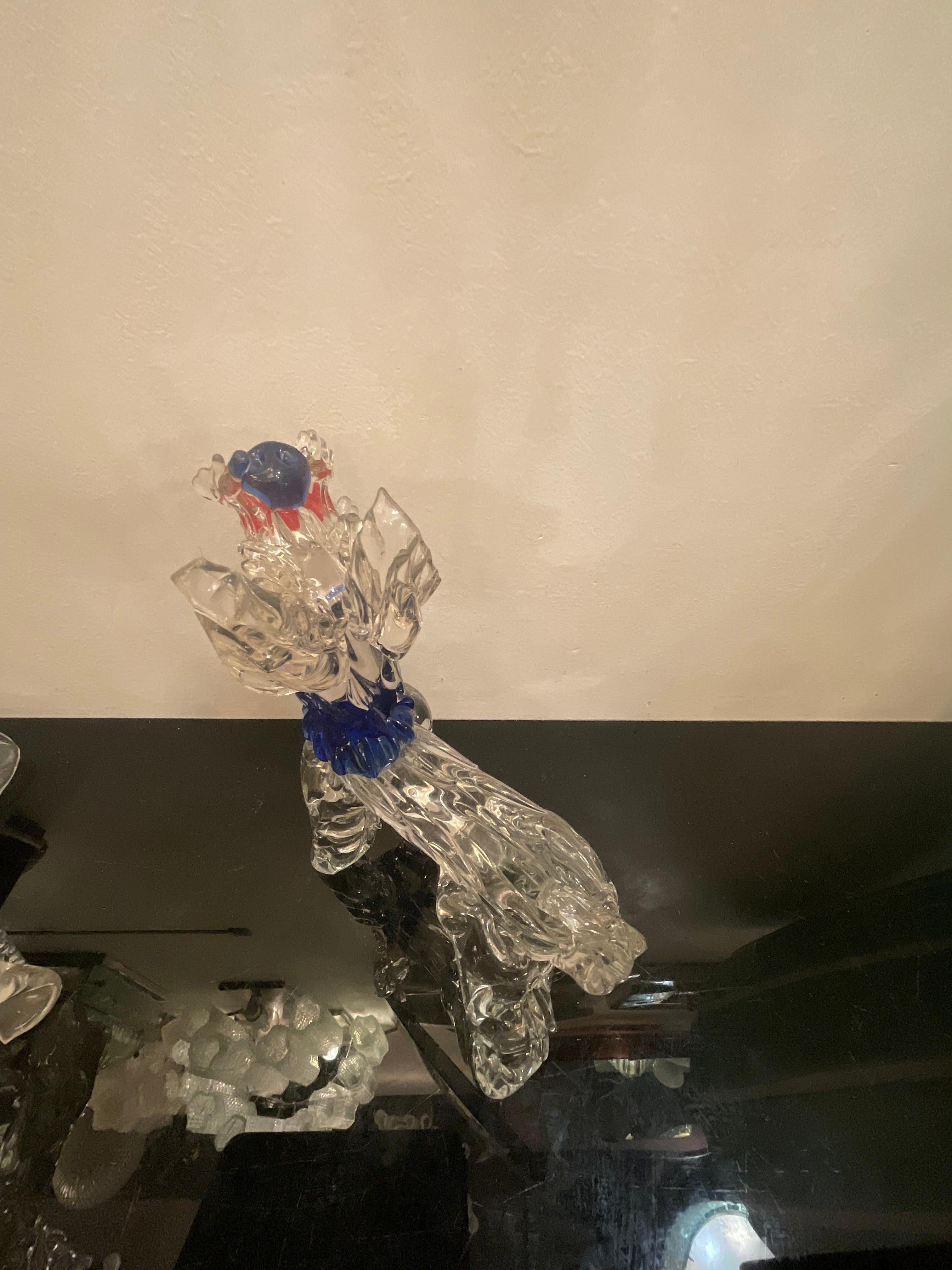 Murano Glass BAROVIER & TOSO - Cane in vetro di MURANO - Made in ITALY - 1950 For Sale