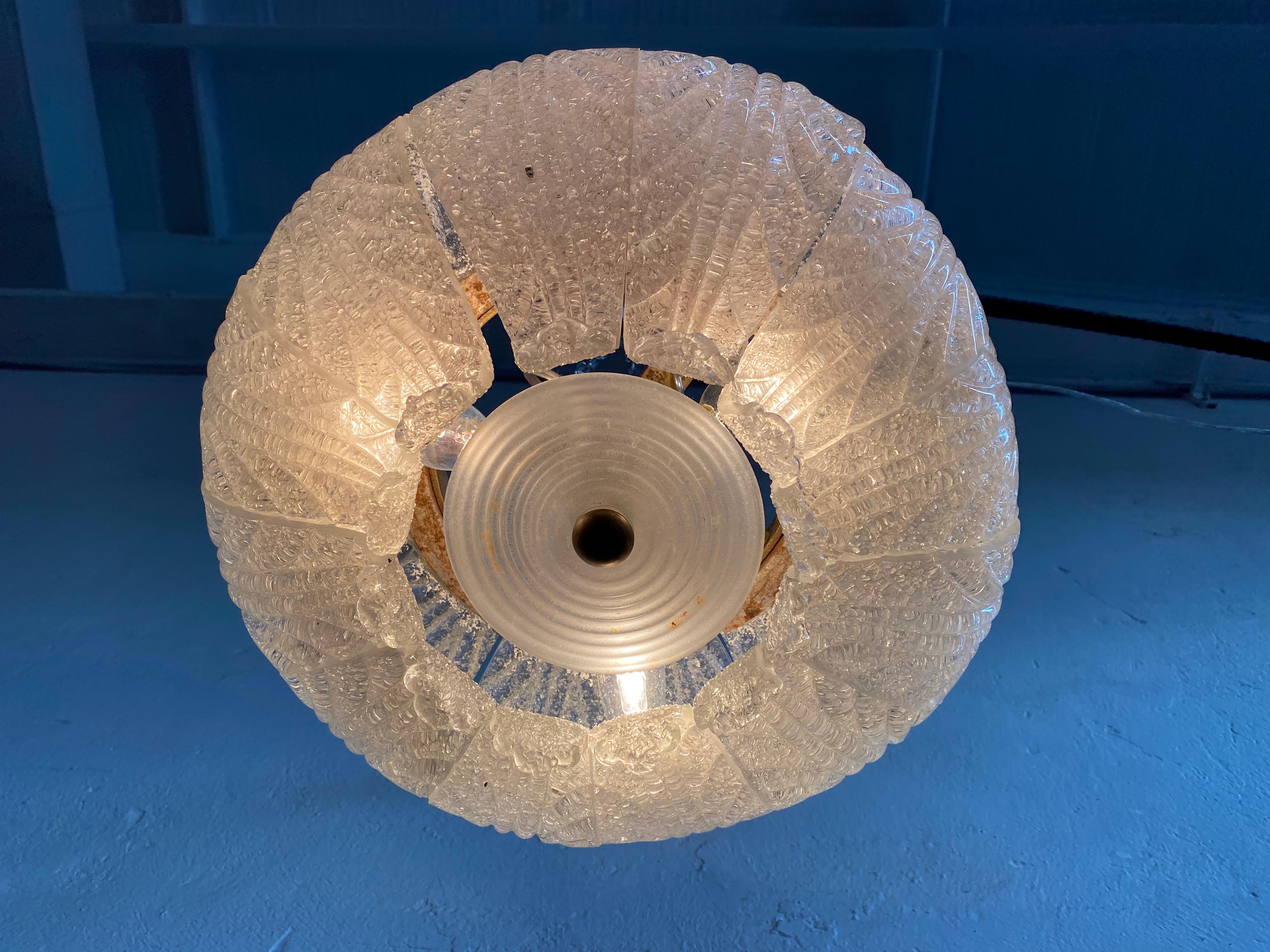 Barovier & Toso Ceiling Light, Murano, 1950 For Sale 2