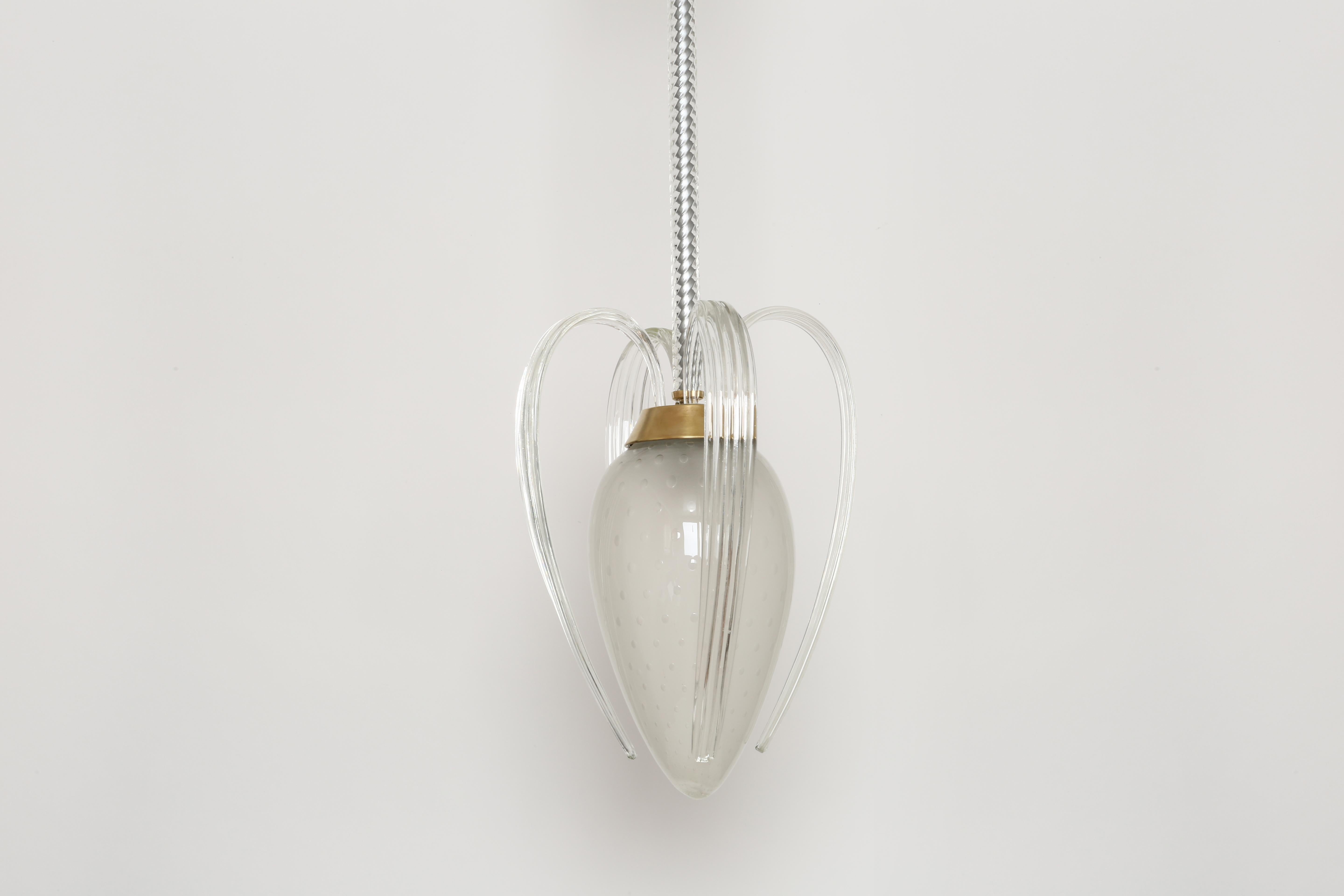 Barovier Toso ceiling pendant In Good Condition In Brooklyn, NY