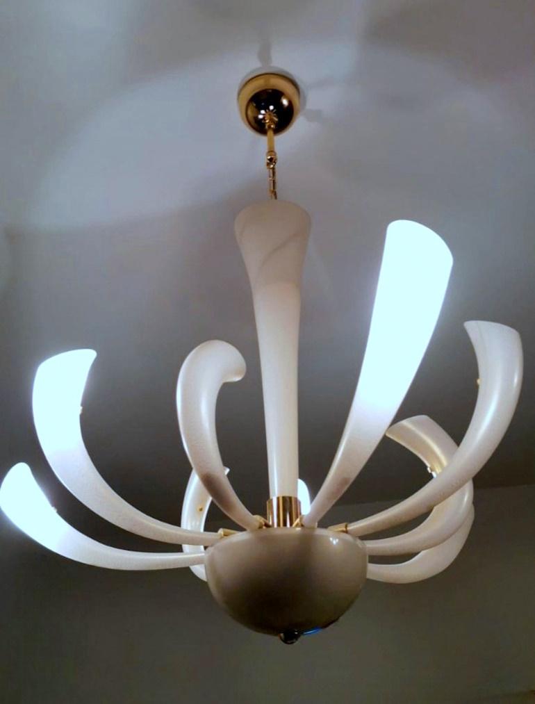 Hand-Crafted Barovier & Toso Chandelier Mod. 