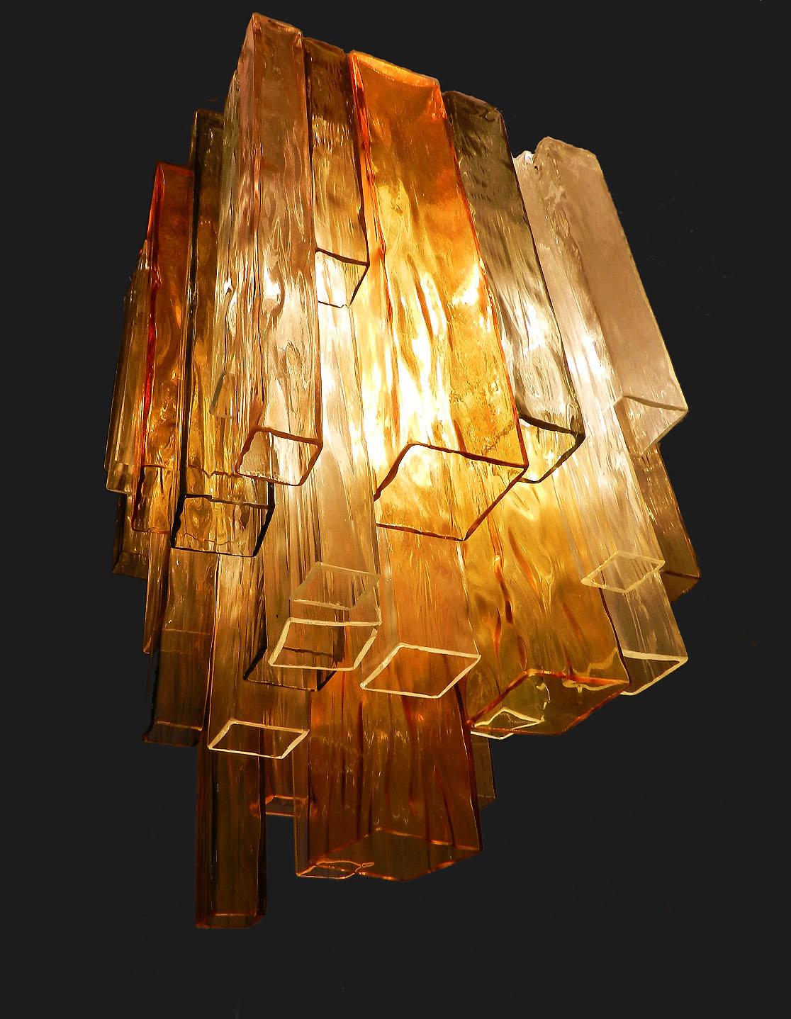 colored glass flush mount ceiling light