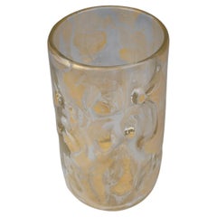 Barovier & Toso, farbloses Glas mit Goldeinschlüssen. 1979