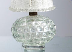 Barovier & Toso, paire de lampes de table, années 40