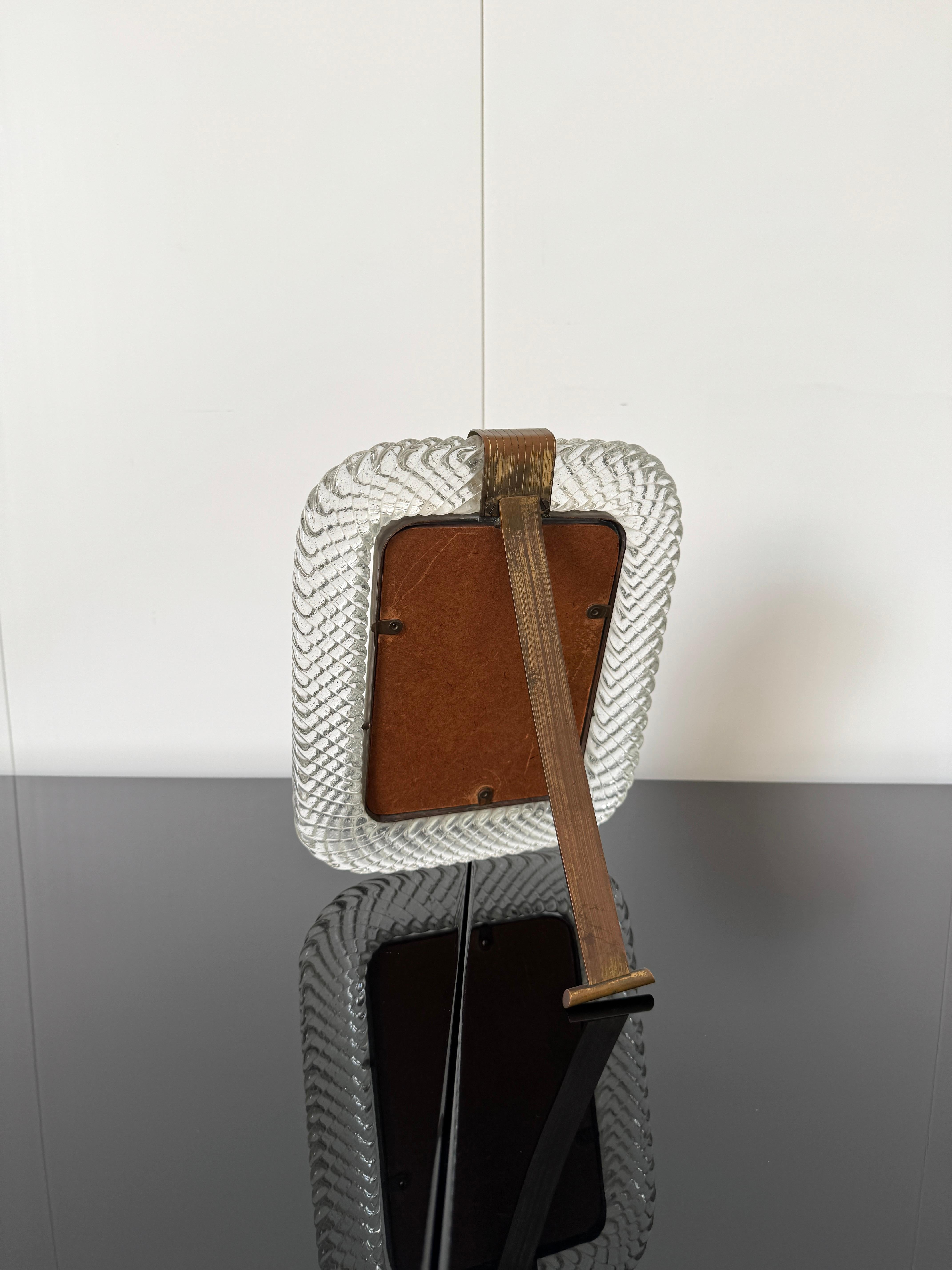 Barovier & Toso, Photo Frame, 1940s In Good Condition For Sale In Rivoli, IT
