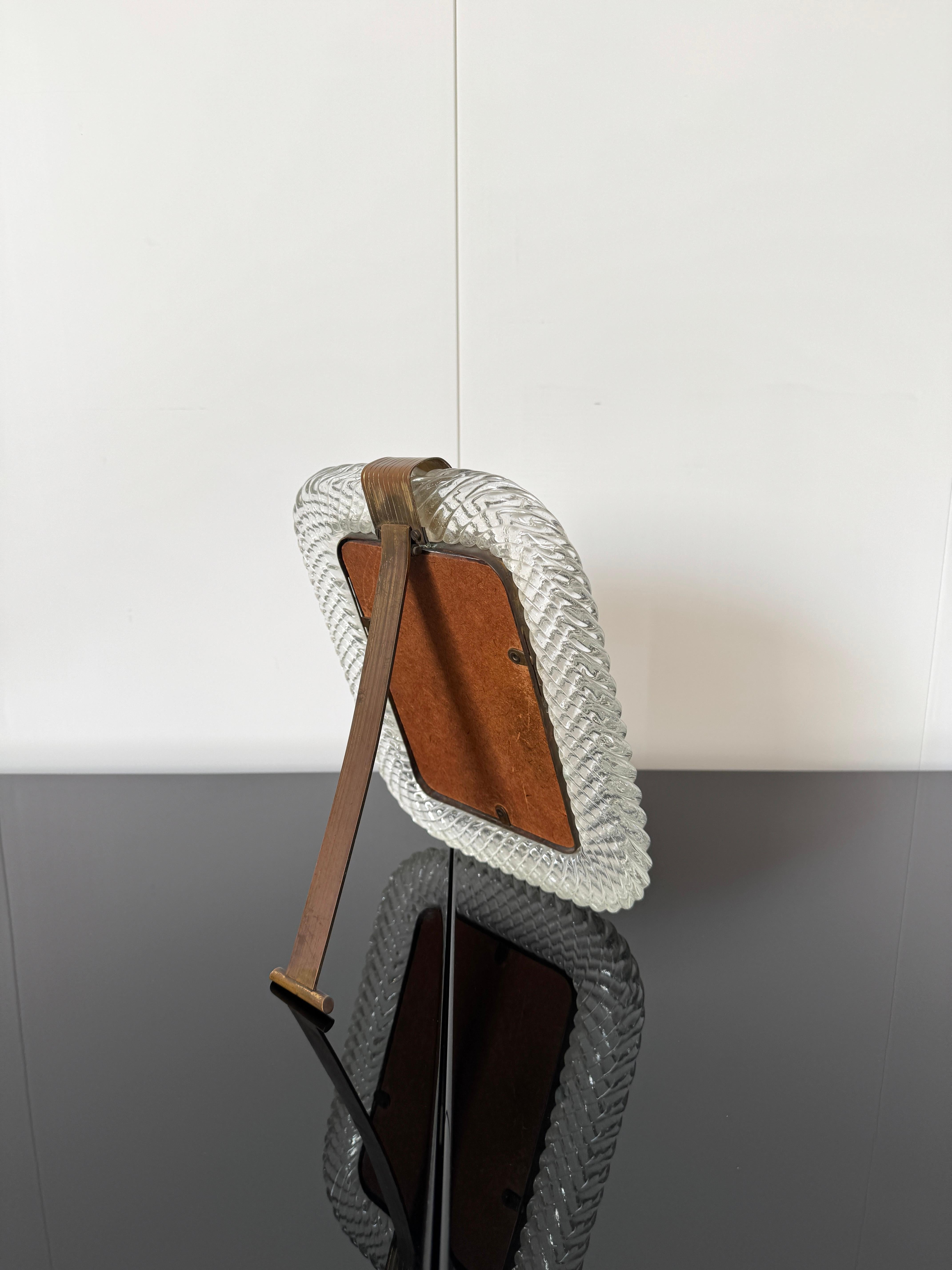 Mid-20th Century Barovier & Toso, Photo Frame, 1940s For Sale