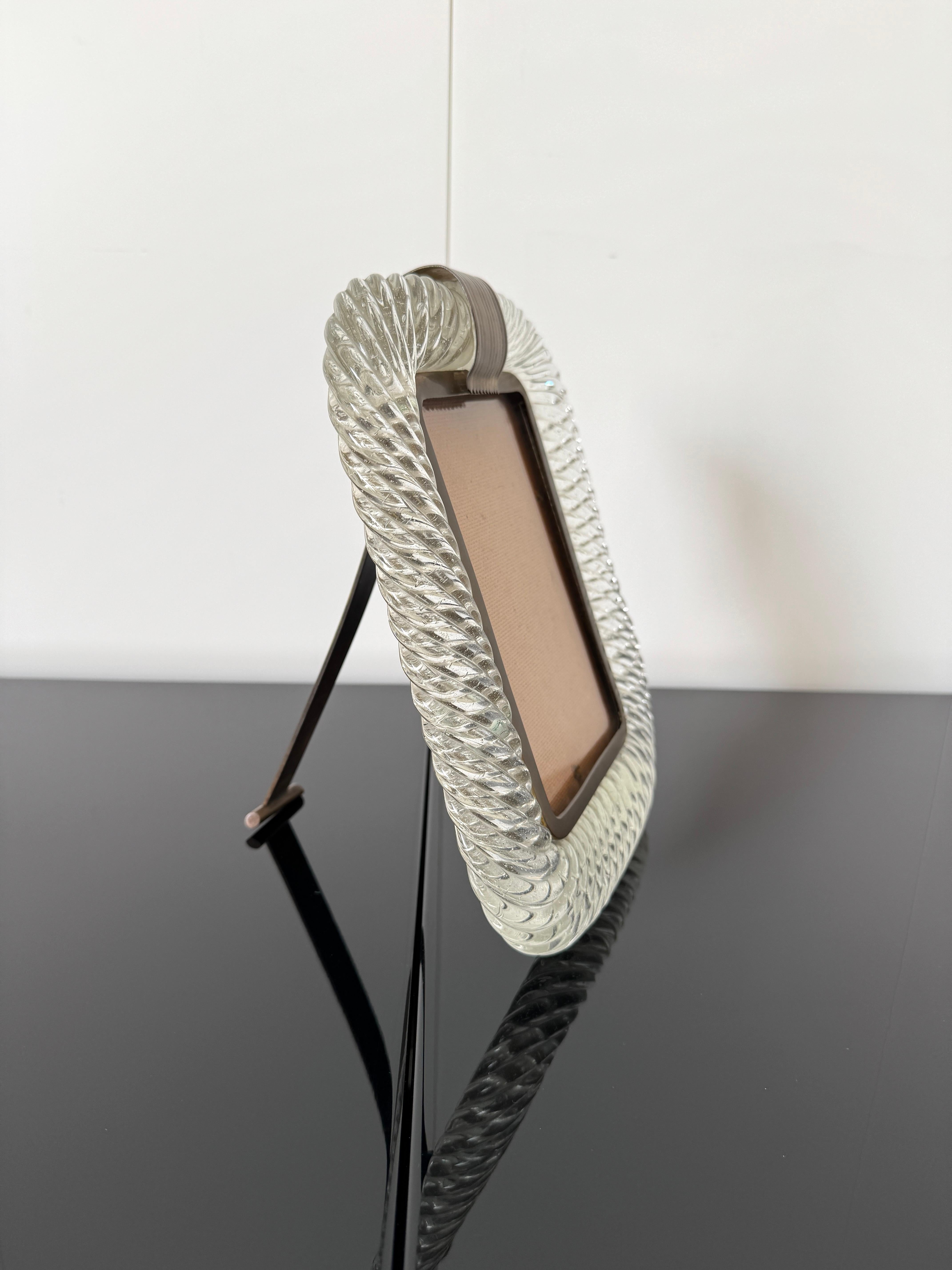 Barovier & Toso, Photo Frame, 1940s For Sale 3