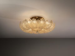 Plafonnier en cristal Barovier&Toso