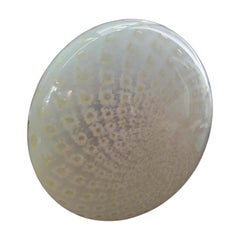Barovier Toso Flush Mount Millefiori in vetro di Murano grande XXL 52 cm, Italia 1980