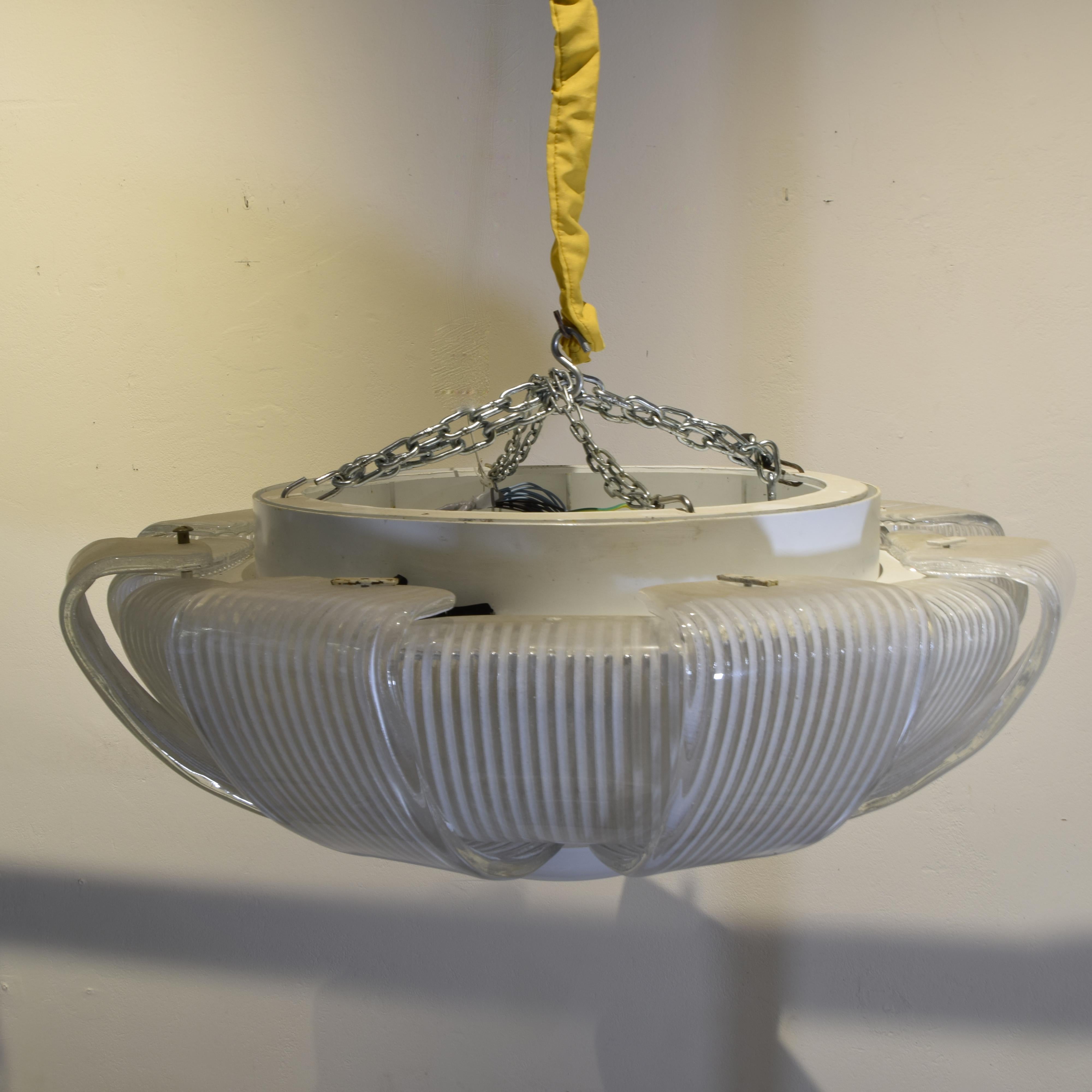 Barovier & Toso flush mount Pissè in vendita 2
