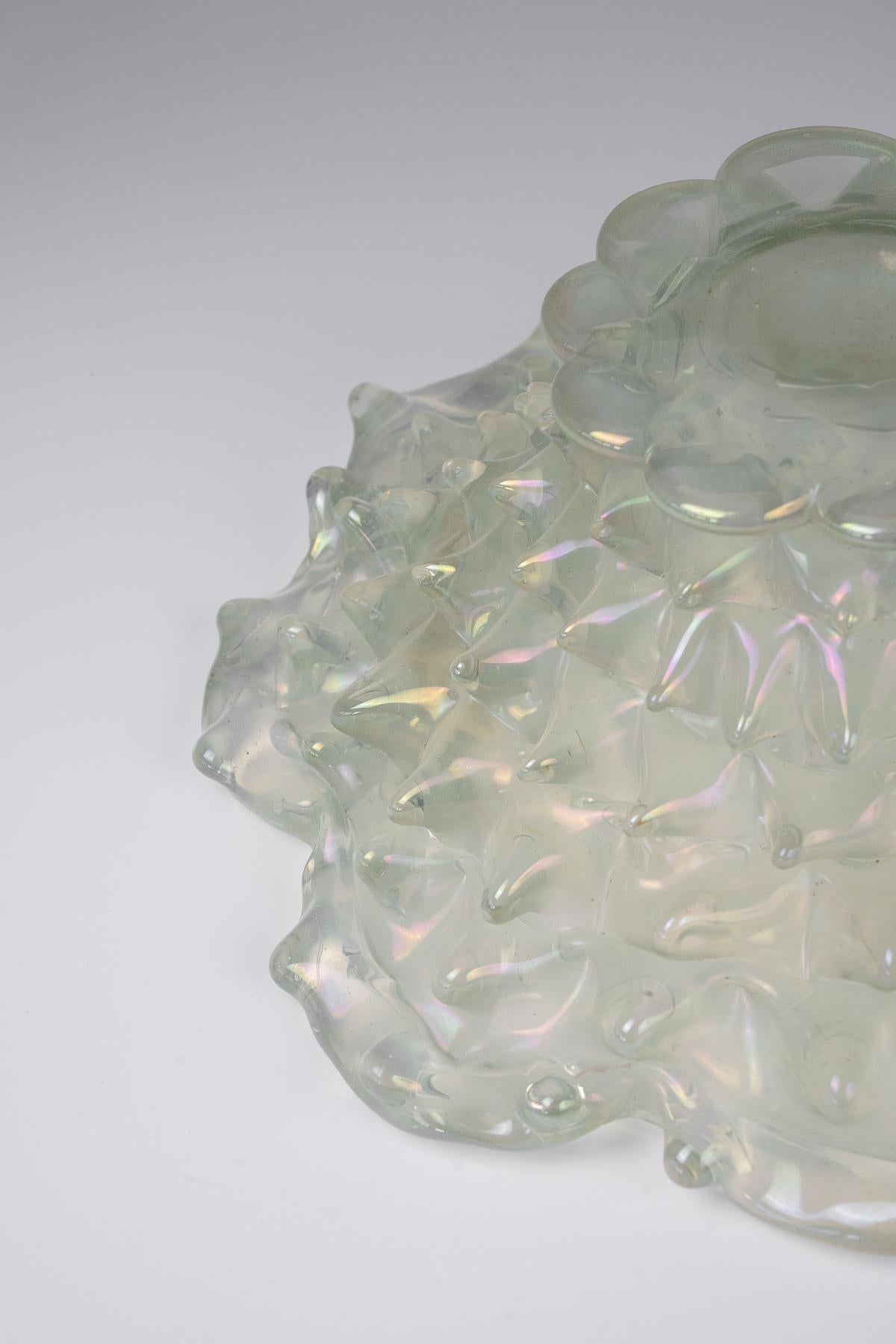 Barovier & Toso Glass Bowl, iridescent, ca. 1940 In Good Condition For Sale In Zurich, CH