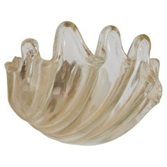 Barovier & Toso glass shell wall sconce