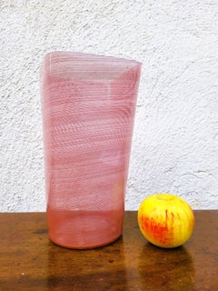 Barovier & Toso, Glasvase mit filigranem Filigran, 20. Jahrhundert