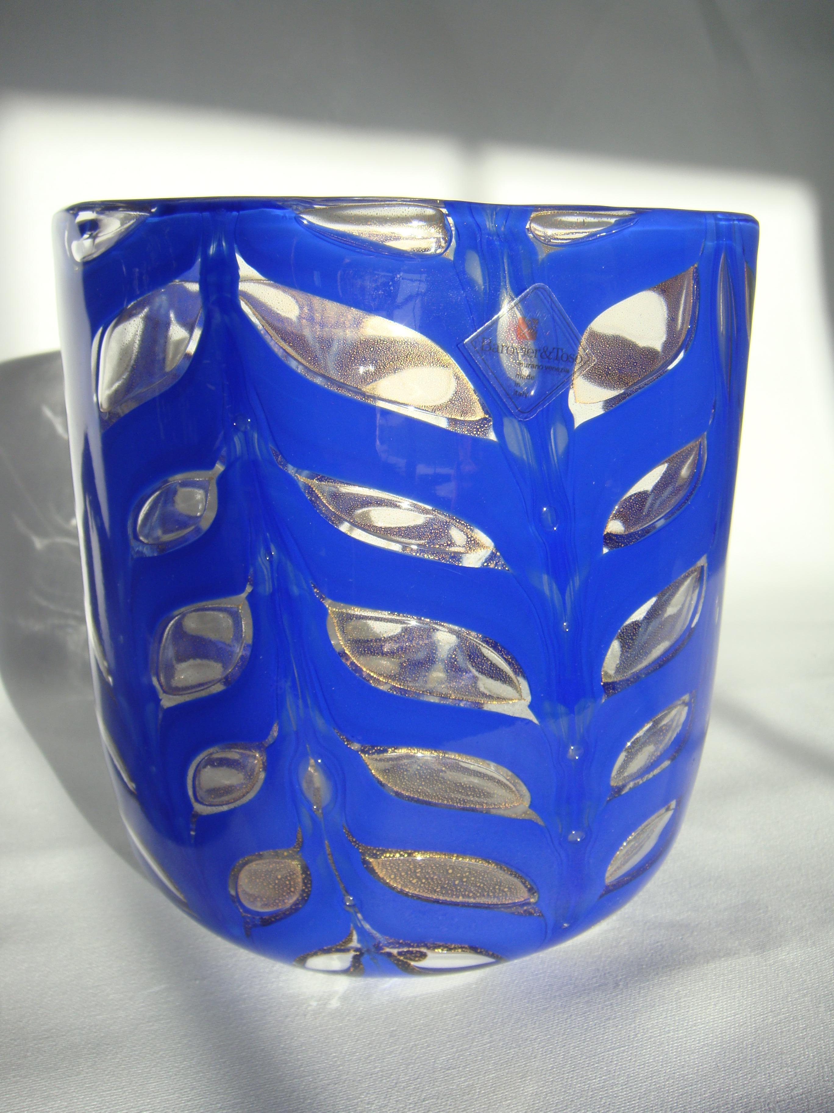 Barovier & Toso Graffito-Vase, entworfen von Ercole Barovier im Angebot 4