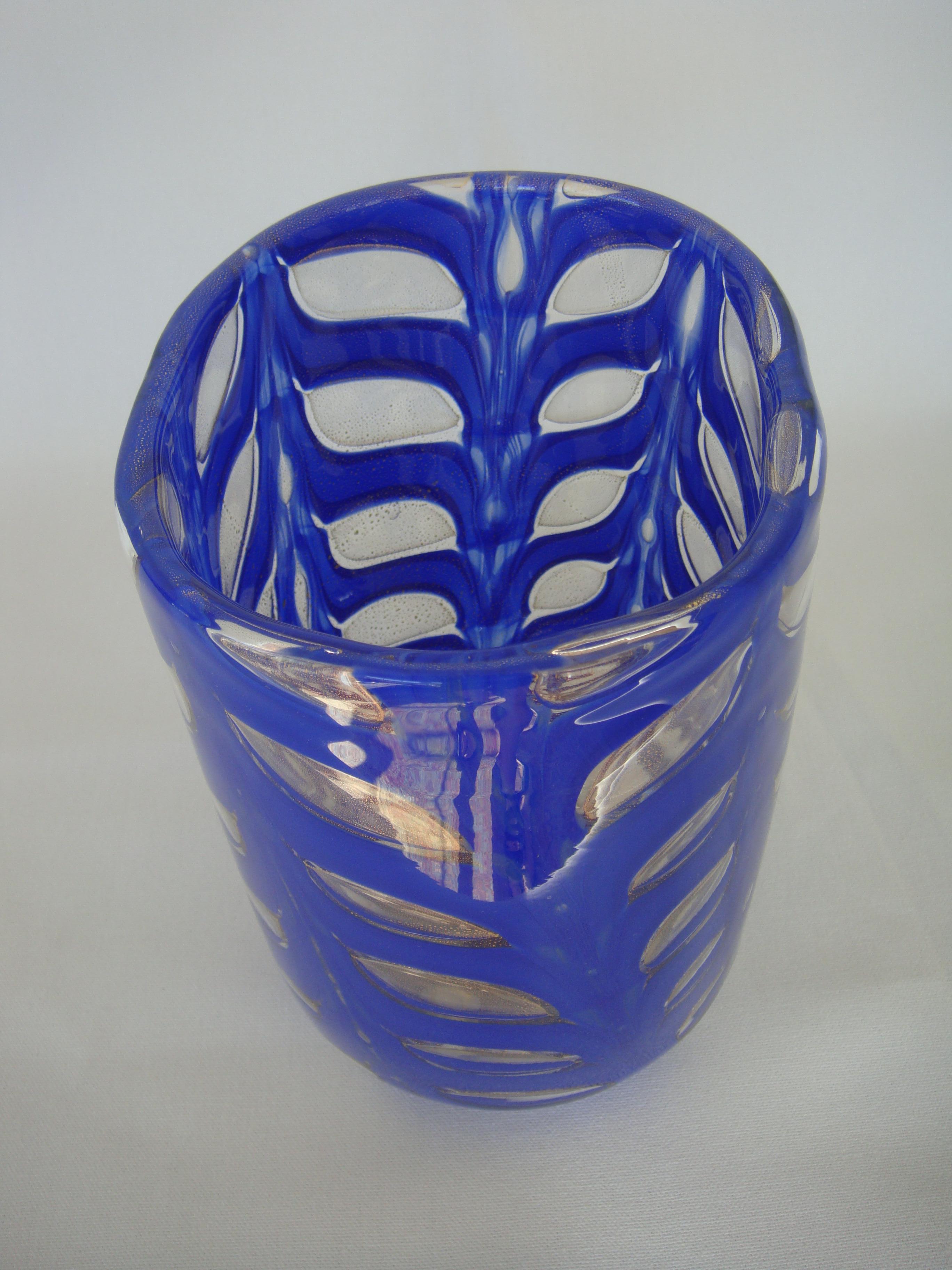 Barovier & Toso Graffito-Vase, entworfen von Ercole Barovier im Angebot 1
