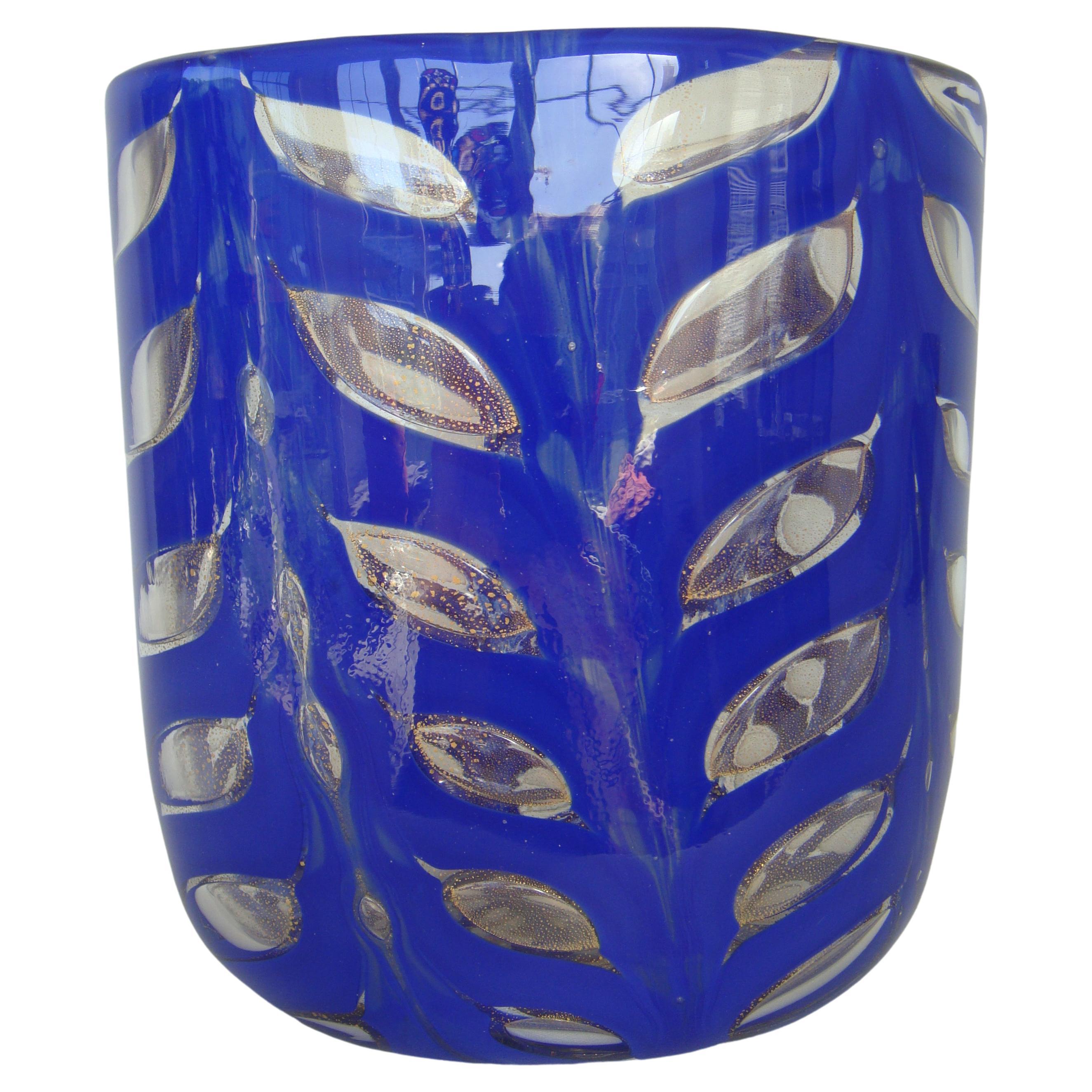 Barovier & Toso Graffito-Vase, entworfen von Ercole Barovier im Angebot